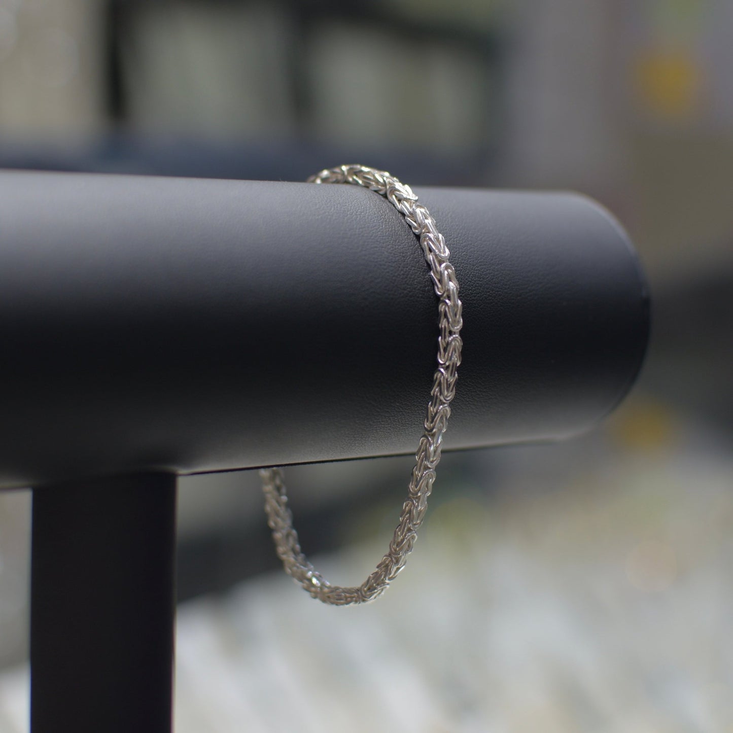 3,1mm Königskettenarmband 925er Silber