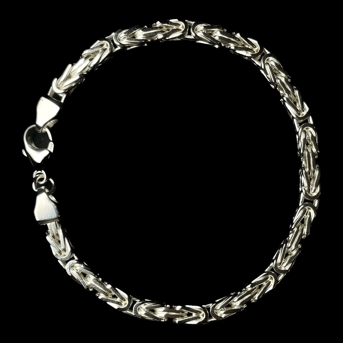 4,7mm Königskettenarmband 925er Silber