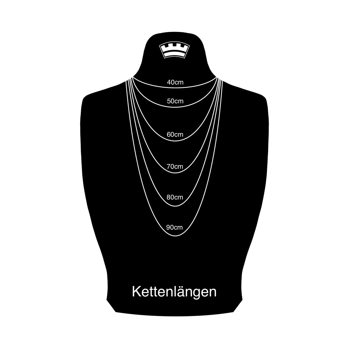 Set aus 2,3mm Königskette & -armband