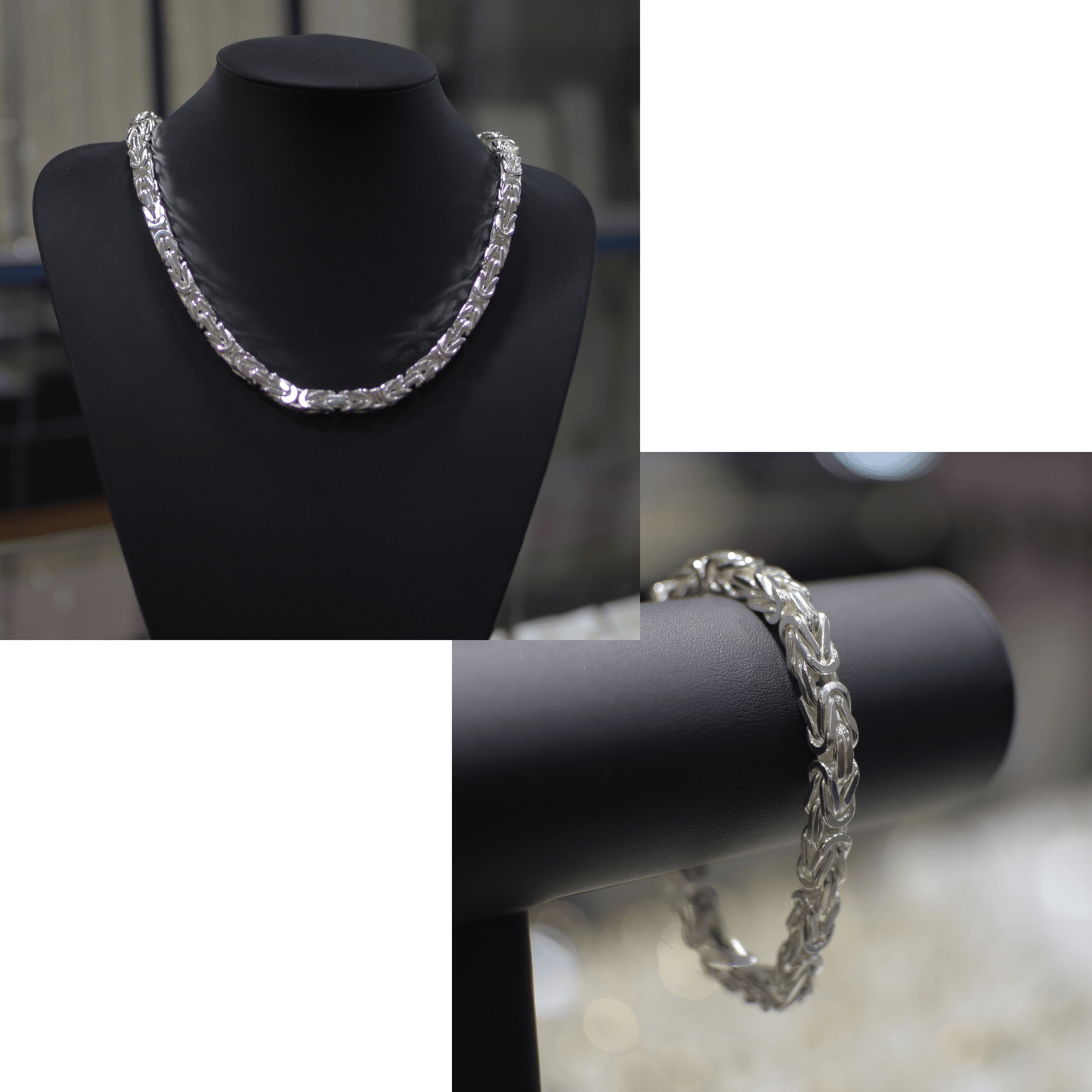 Set aus 7mm Königskette & Armband