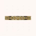 3mm Fisherman’s Stitch Ring – Crochet Collection (14k Gold)