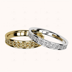 3mm Fisherman’s Stitch Ring – Crochet Collection (14k Gold)