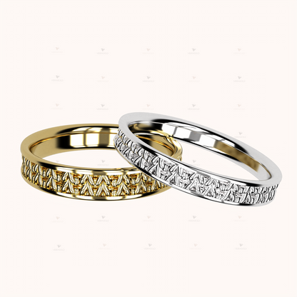 3mm Fisherman’s Stitch Ring – Crochet Collection (14k Gold)