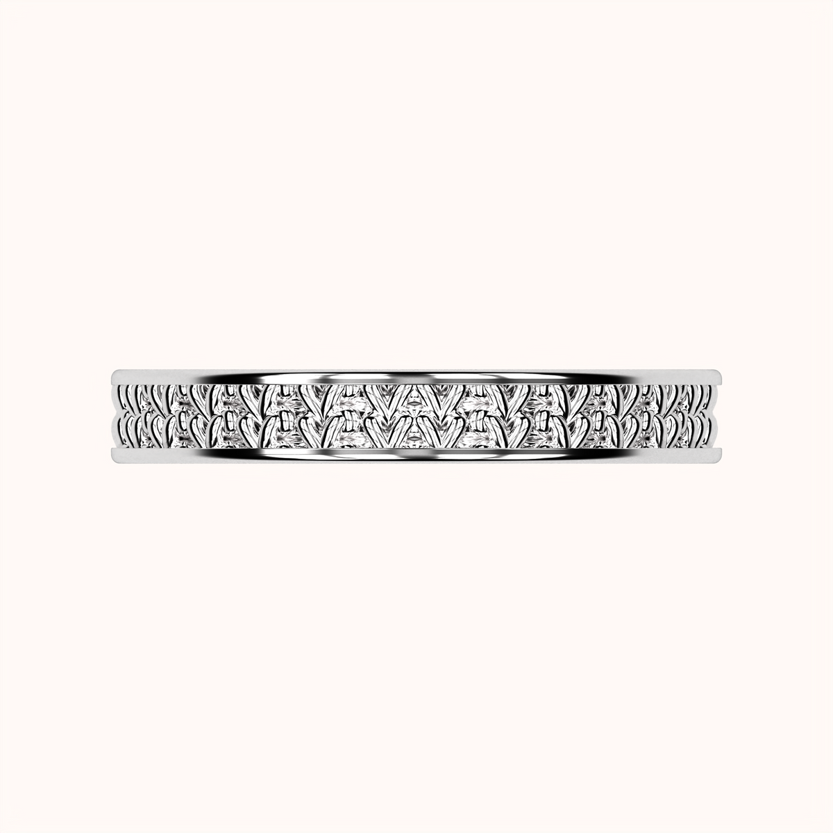 3mm Fisherman’s Stitch Ring – Crochet Collection (14k Gold)