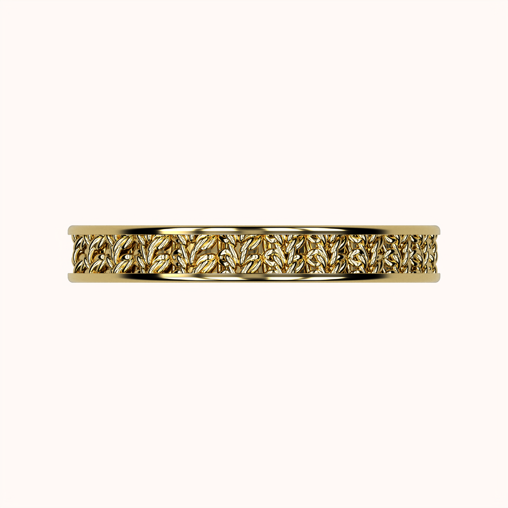 3mm Half Double Crochet Ring – Crochet Collection (14k Gold)
