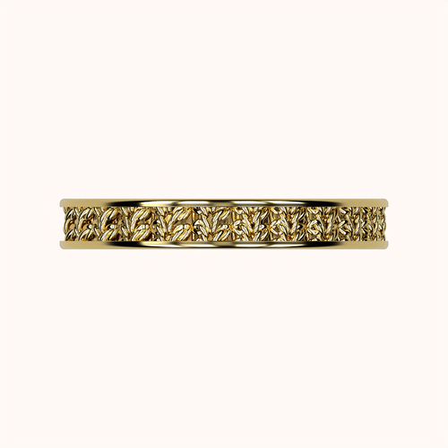 3mm Half Double Crochet Ring – Crochet Collection (14k Gold)