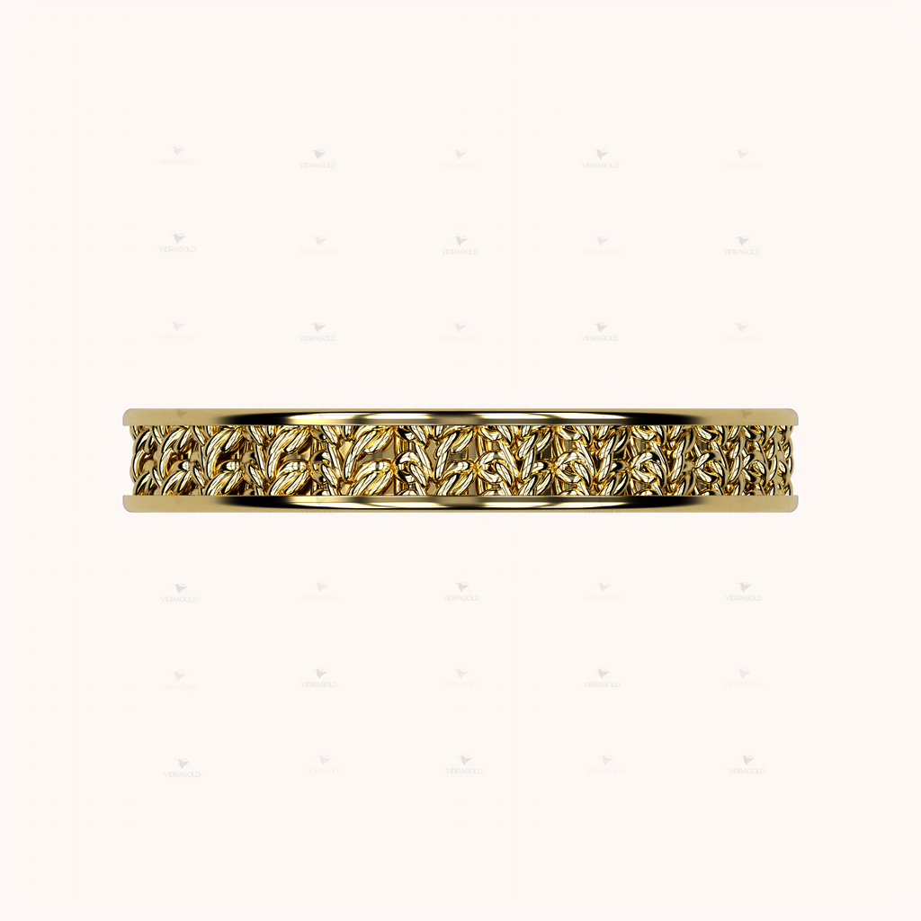 3mm Half Double Crochet Ring – Crochet Collection (14k Gold)