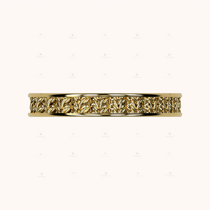 3mm Half Double Crochet Ring – Crochet Collection (14k Gold)