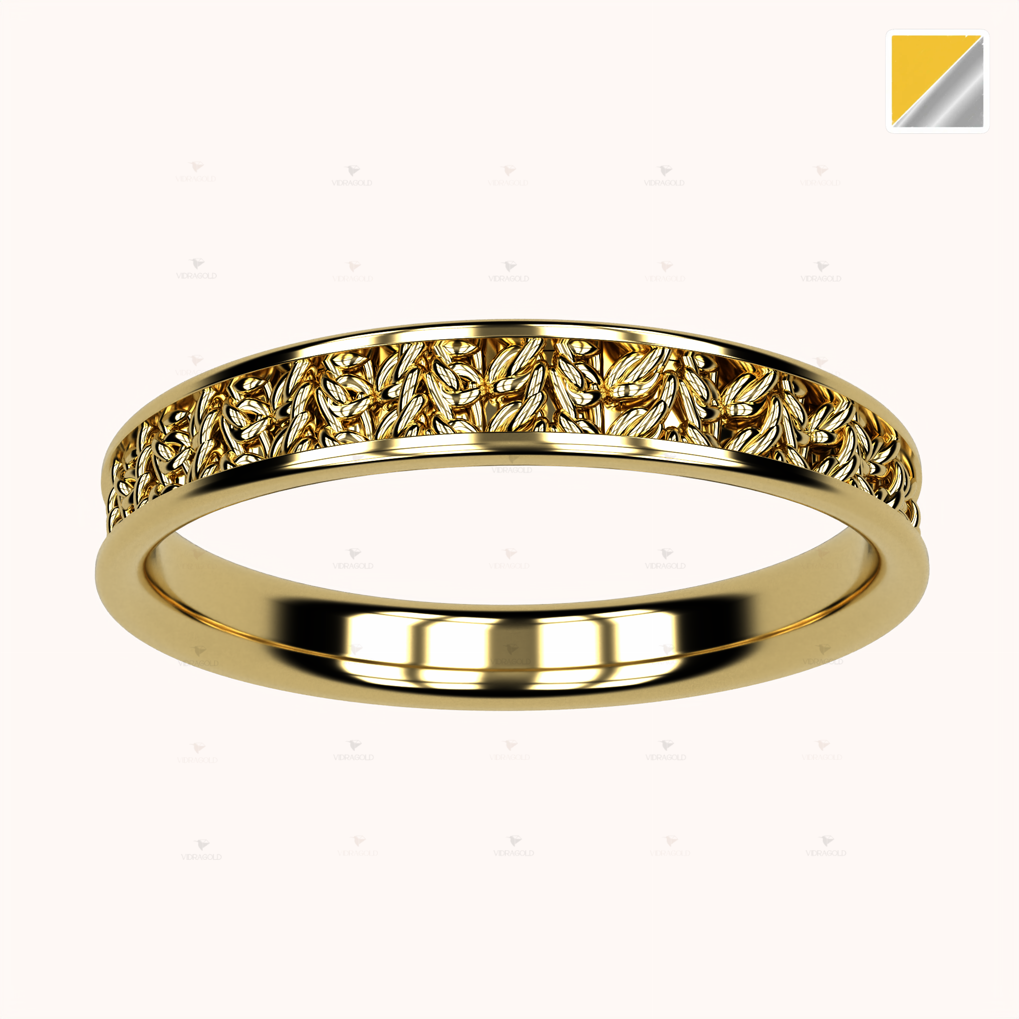 3mm Half Double Crochet Ring – Crochet Collection (14k Gold)