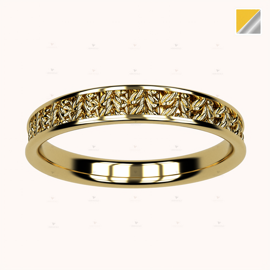 3mm Half Double Crochet Ring – Crochet Collection (14k Gold)