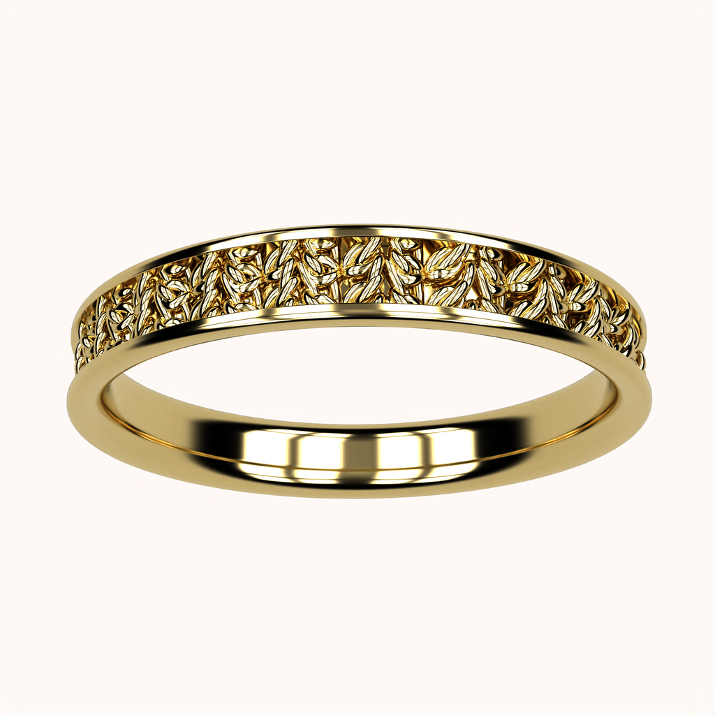 3mm Half Double Crochet Ring – Crochet Collection (14k Gold)