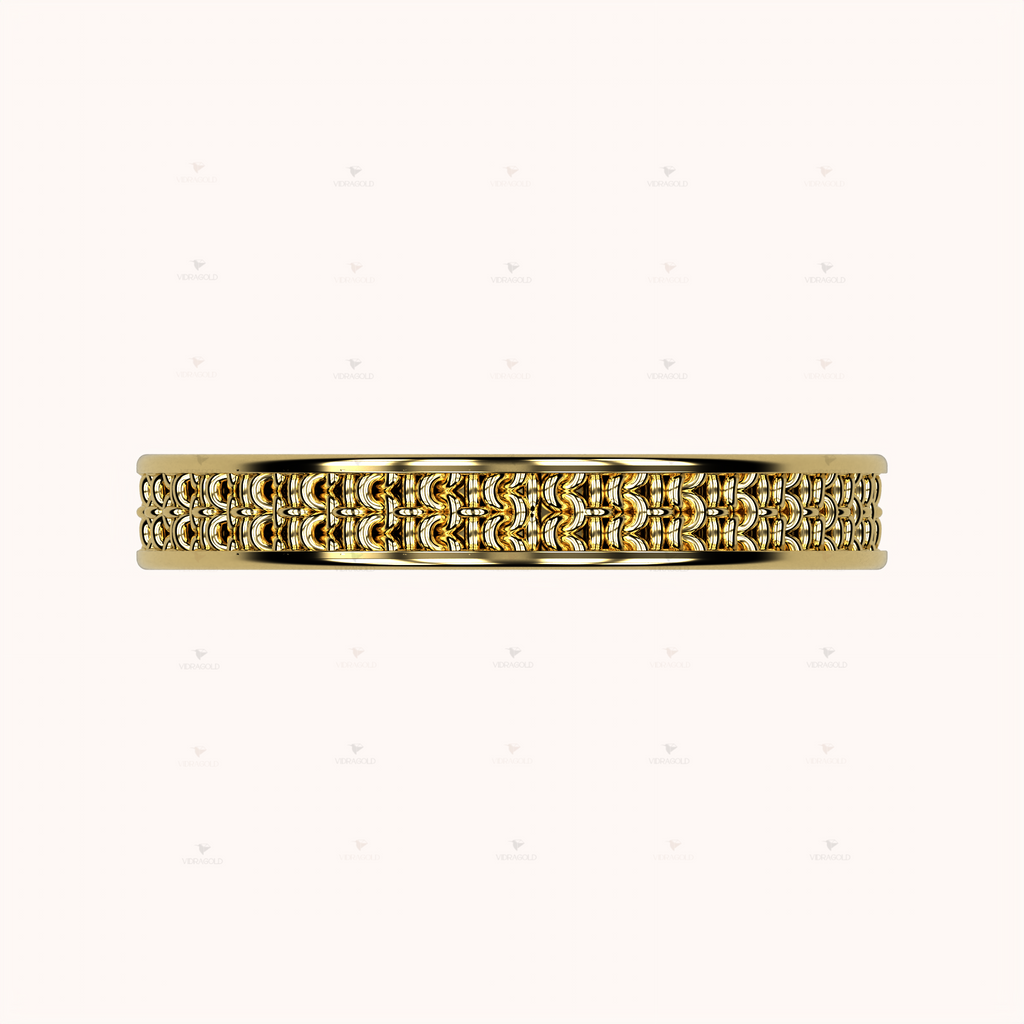 3mm Single Crochet Ring – Crochet Collection (14k Gold)