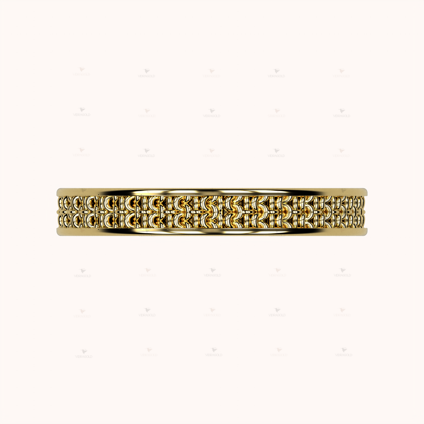 3mm Single Crochet Ring – Crochet Collection (14k Gold)
