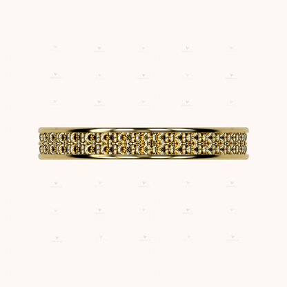 3mm Single Crochet Ring – Crochet Collection (14k Gold)