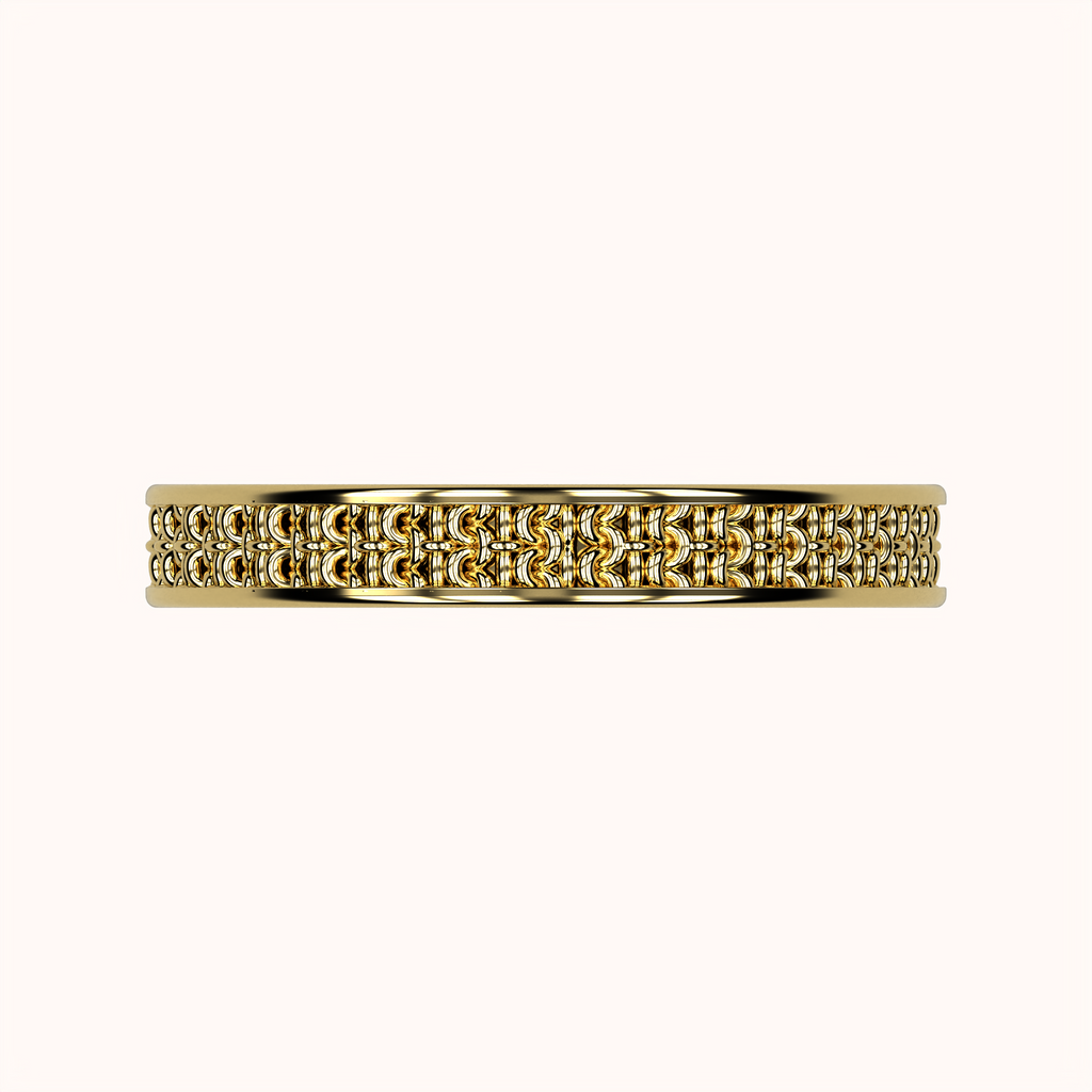 3mm Single Crochet Ring – Crochet Collection (14k Gold)