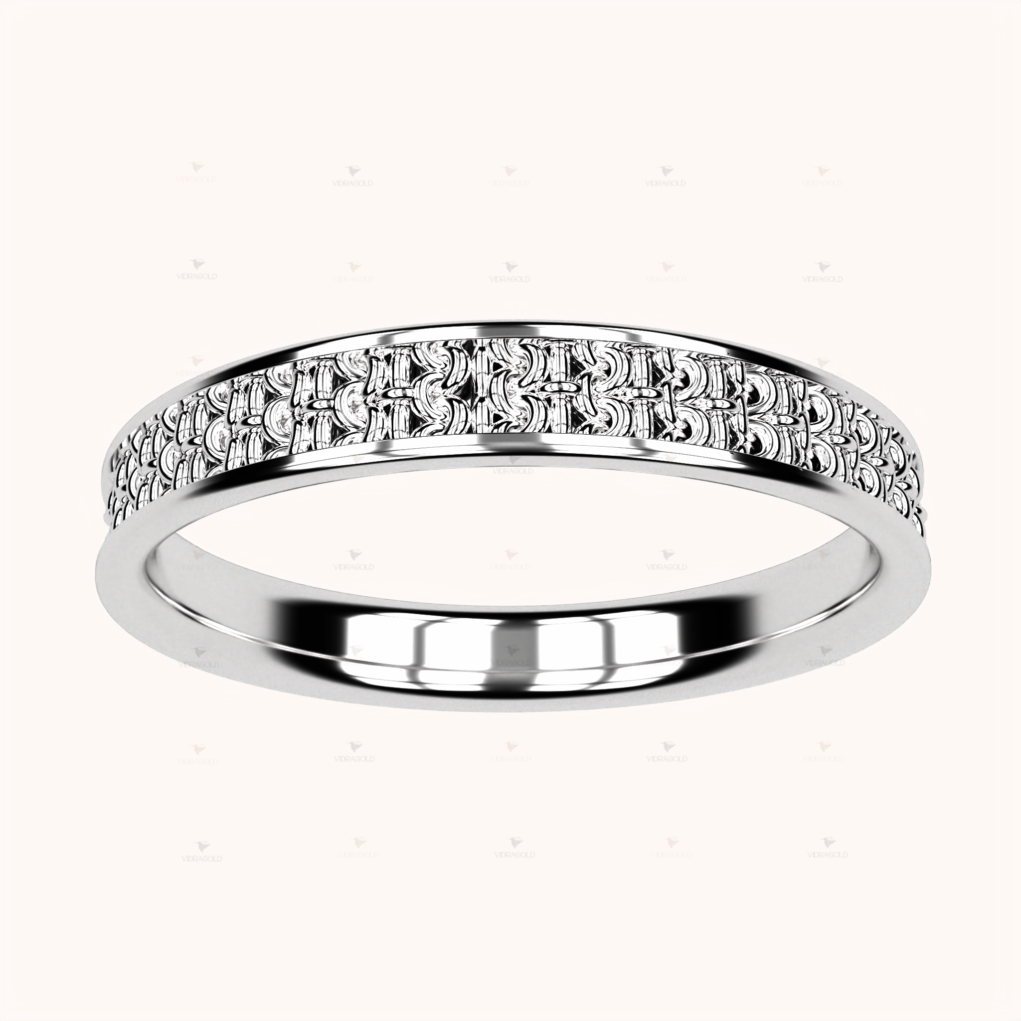 3mm Single Crochet Ring – Crochet Collection (14k Gold)