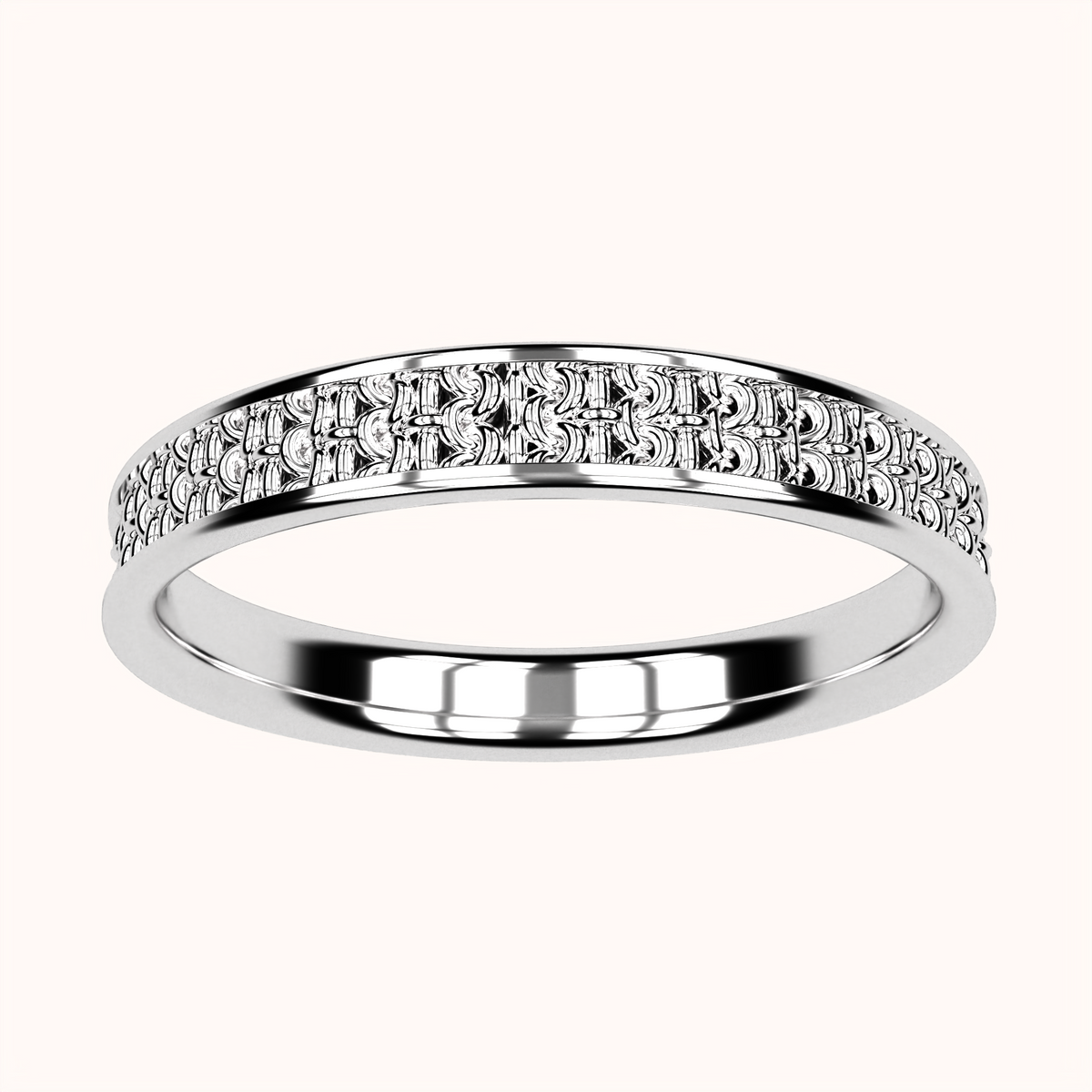 3mm Single Crochet Ring – Crochet Collection (14k Gold)