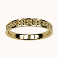 3mm Single Crochet Ring – Crochet Collection (14k Gold)