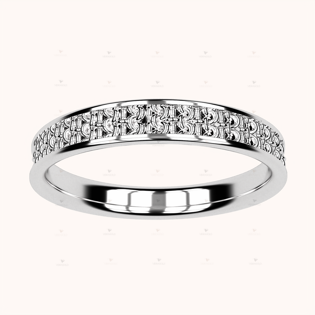 3mm Single Crochet Ring – Crochet Collection (925 Sterling Silber)