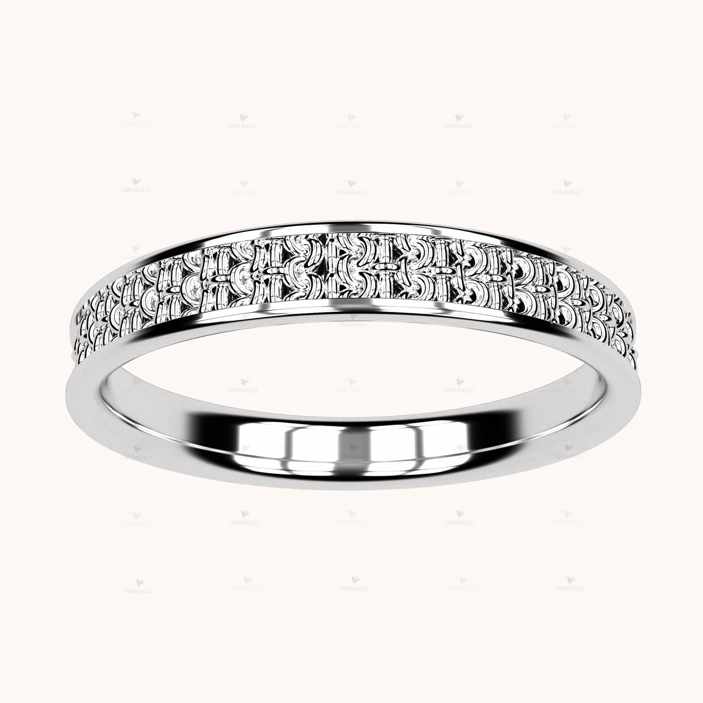 3mm Single Crochet Ring – Crochet Collection (925 Sterling Silber)