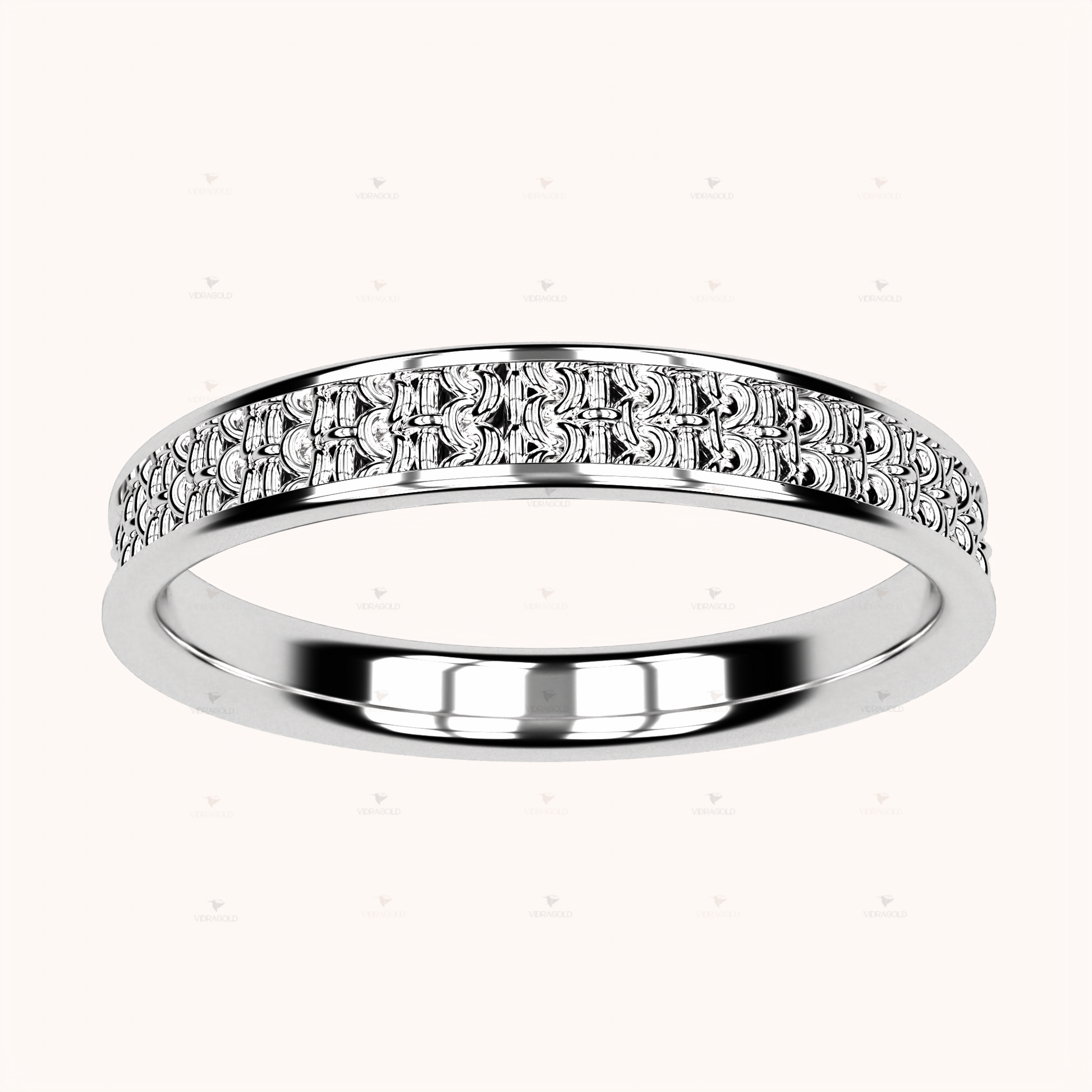 3mm Single Crochet Ring – Crochet Collection (925 Sterling Silber)