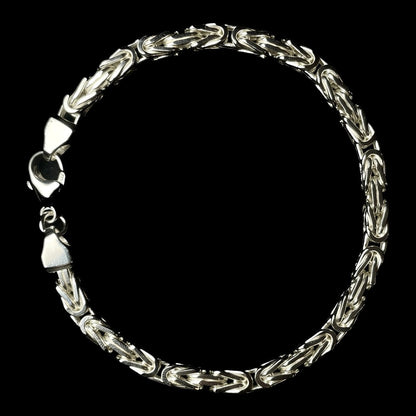 4,7mm Königskettenarmband 925er Silber