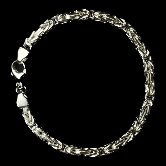 4,7mm Königskettenarmband 925er Silber