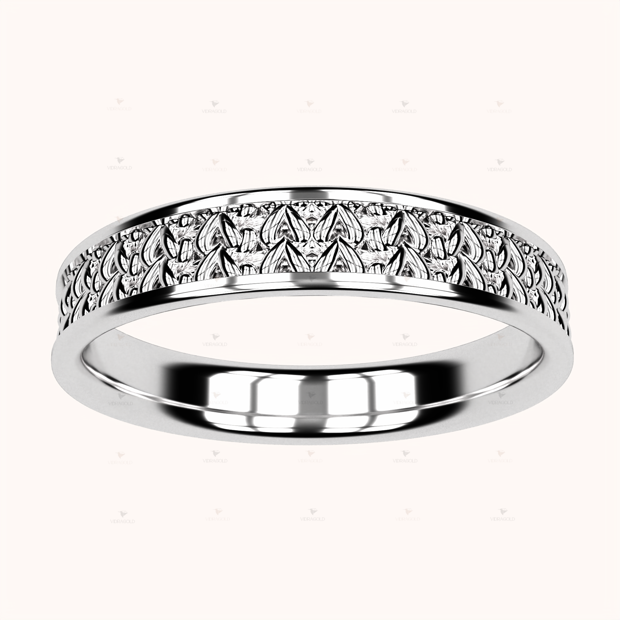 4mm Fisherman’s Stitch Ring – Crochet Collection (14k Gold)