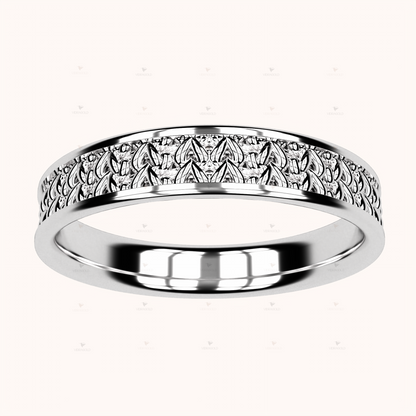 4mm Fisherman’s Stitch Ring – Crochet Collection (14k Gold)