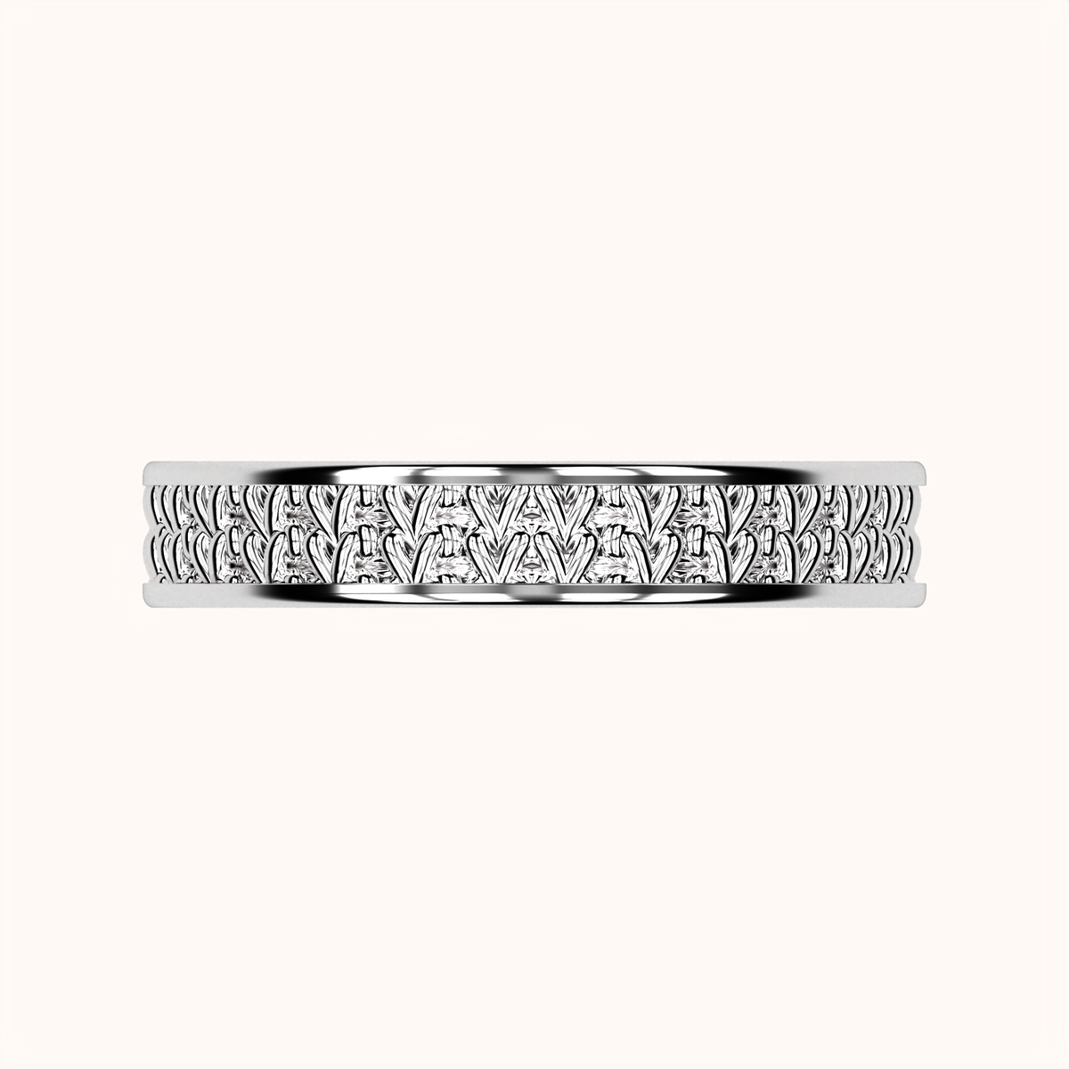 4mm Fisherman’s Stitch Ring – Crochet Collection (14k Gold)