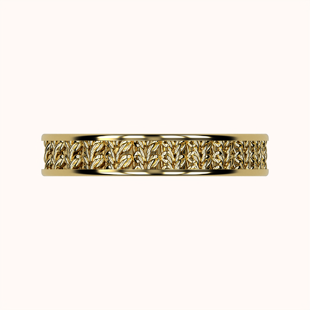 4mm Half Double Crochet Ring – Crochet Collection (14k Gold)