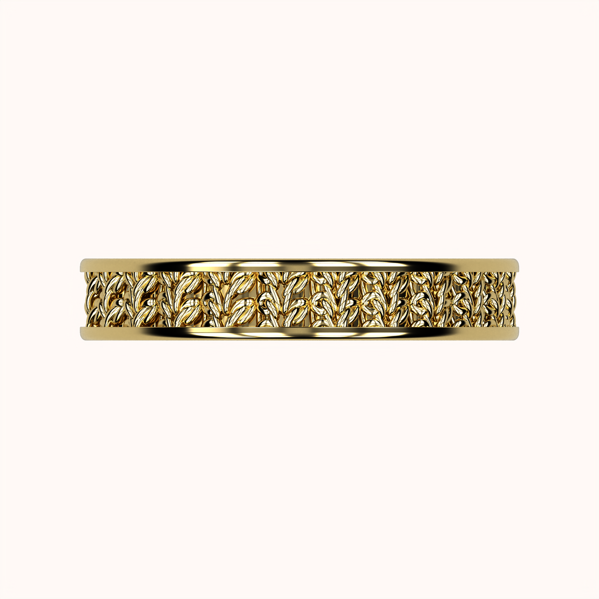 4mm Half Double Crochet Ring – Crochet Collection (14k Gold)