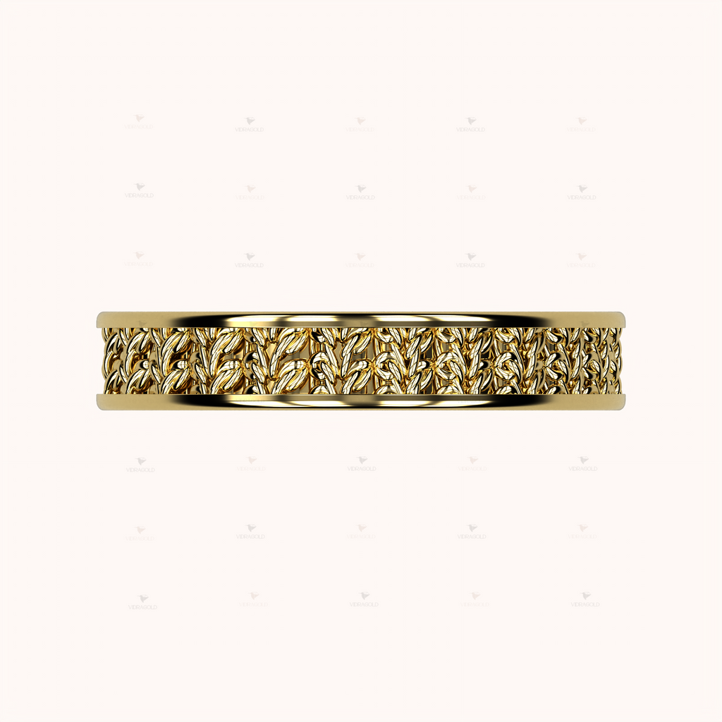4mm Half Double Crochet Ring – Crochet Collection (14k Gold)