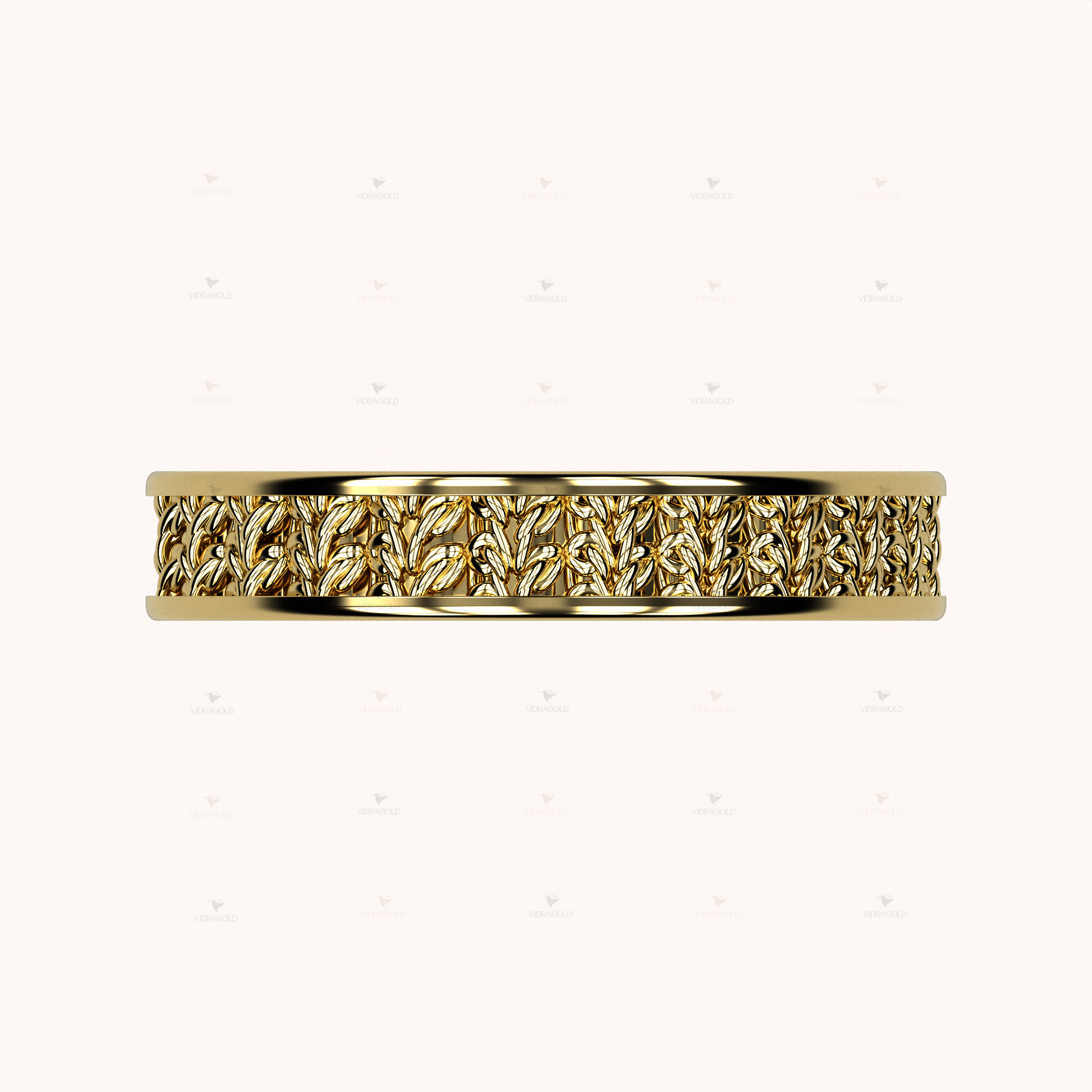 4mm Half Double Crochet Ring – Crochet Collection (14k Gold)