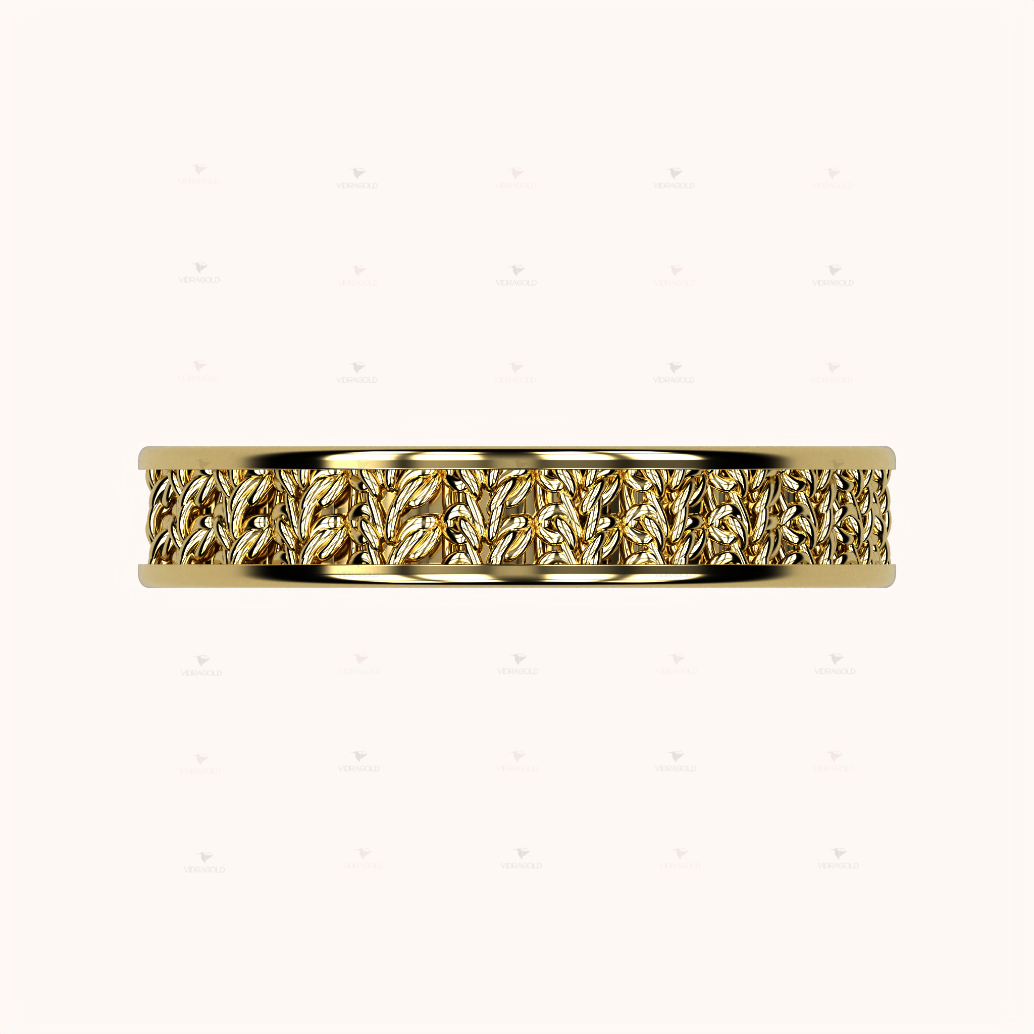 4mm Half Double Crochet Ring – Crochet Collection (14k Gold)