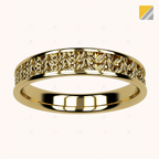 4mm Half Double Crochet Ring – Crochet Collection (14k Gold)