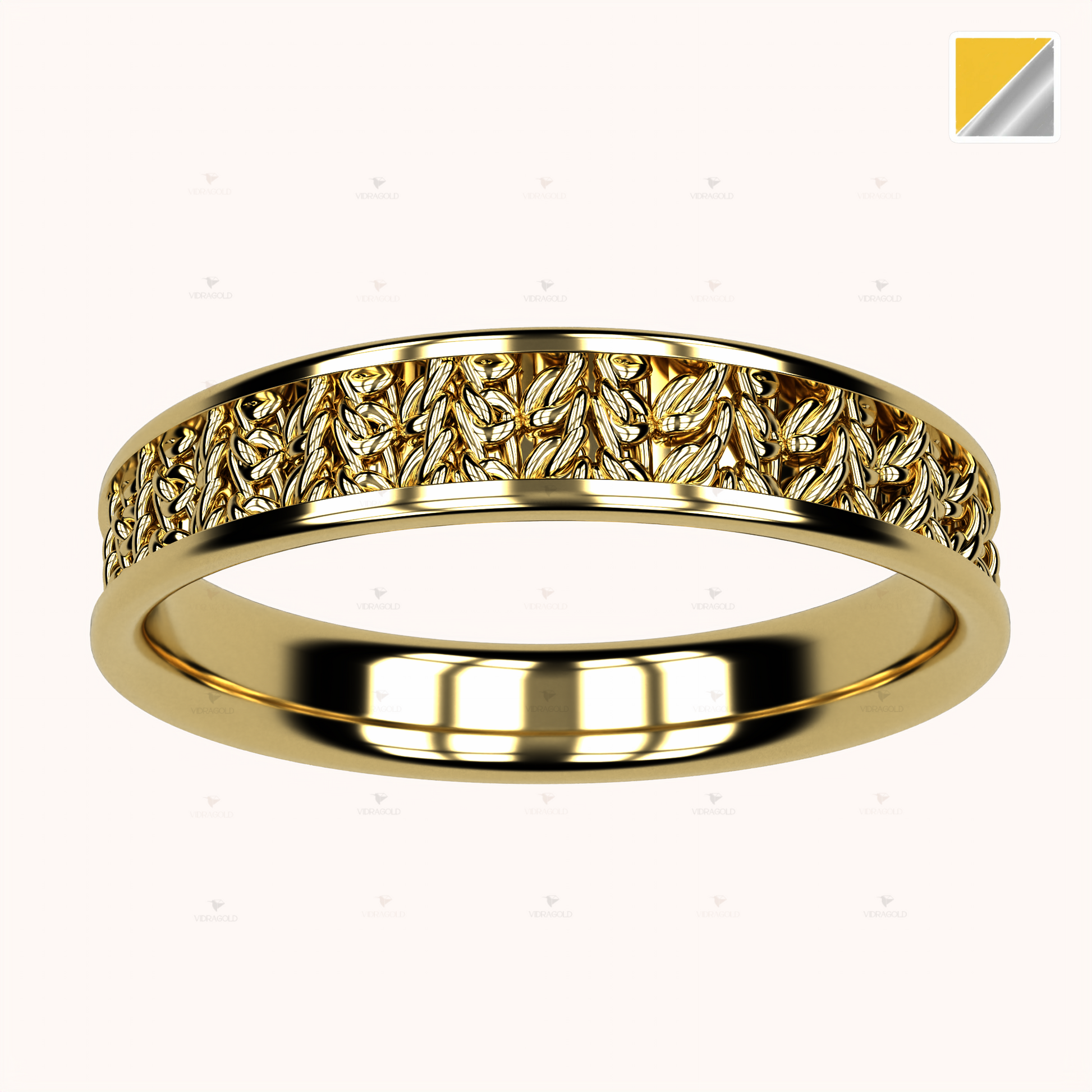 4mm Half Double Crochet Ring – Crochet Collection (14k Gold)