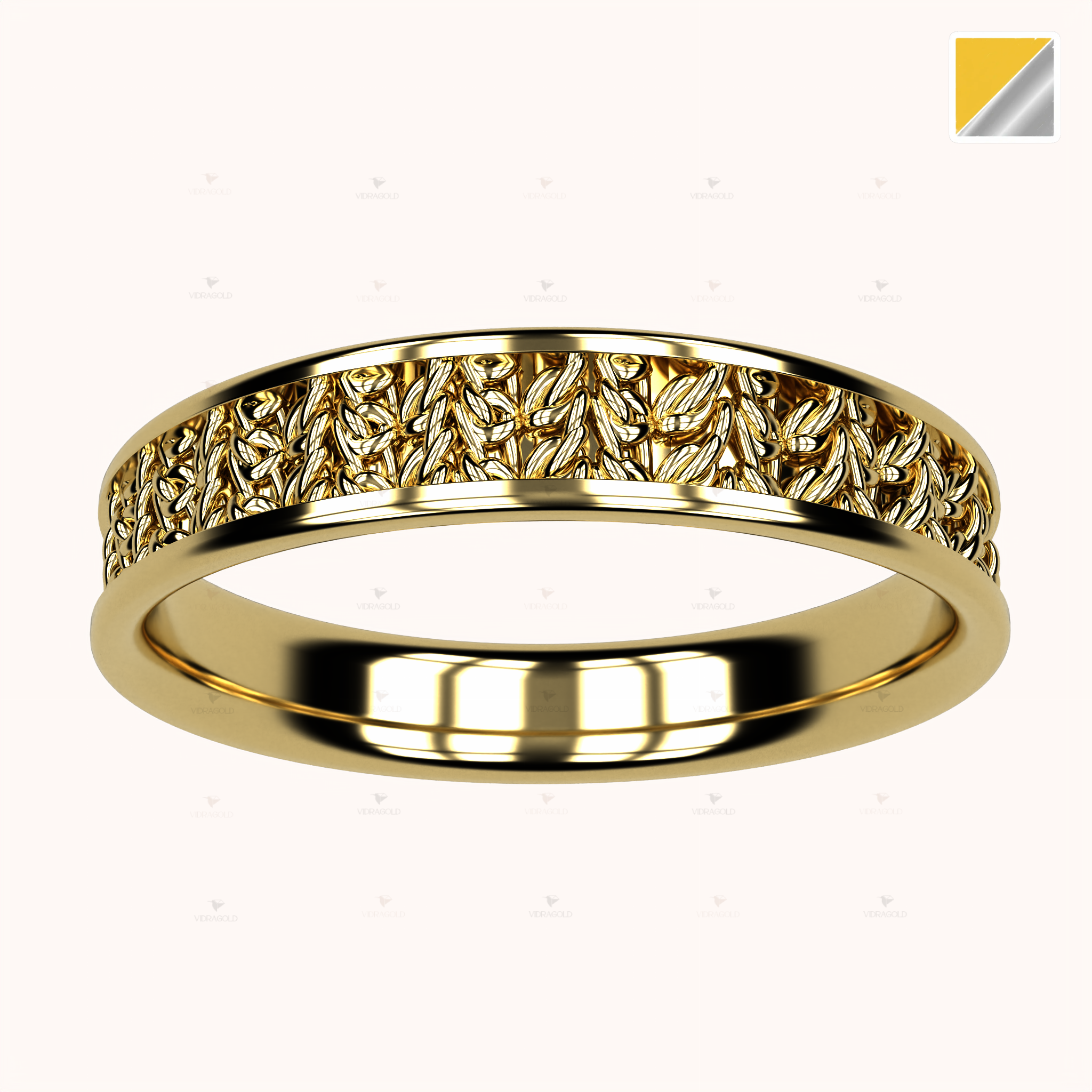 4mm Half Double Crochet Ring – Crochet Collection (14k Gold)