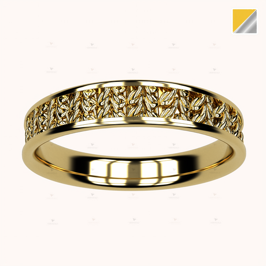 4mm Half Double Crochet Ring – Crochet Collection (14k Gold)