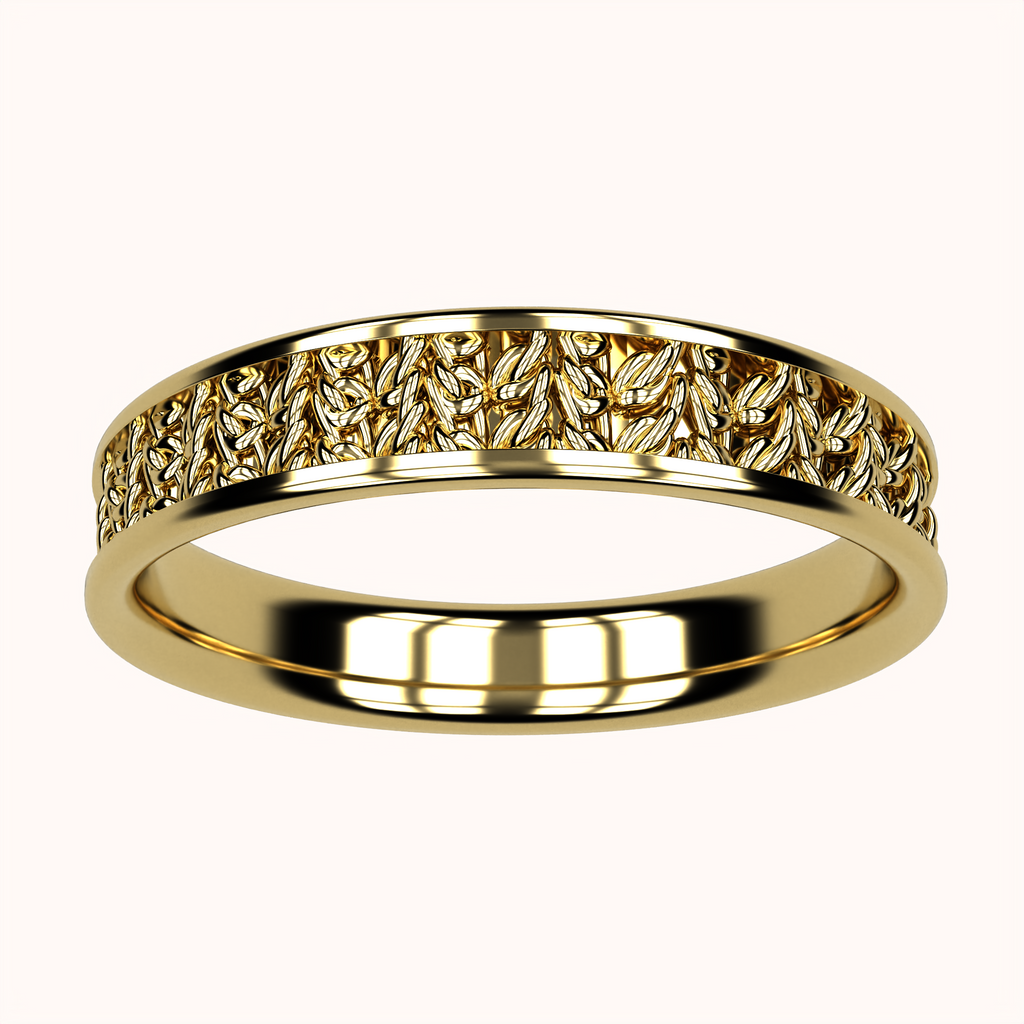 4mm Half Double Crochet Ring – Crochet Collection (14k Gold)