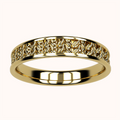 4mm Half Double Crochet Ring – Crochet Collection (14k Gold)