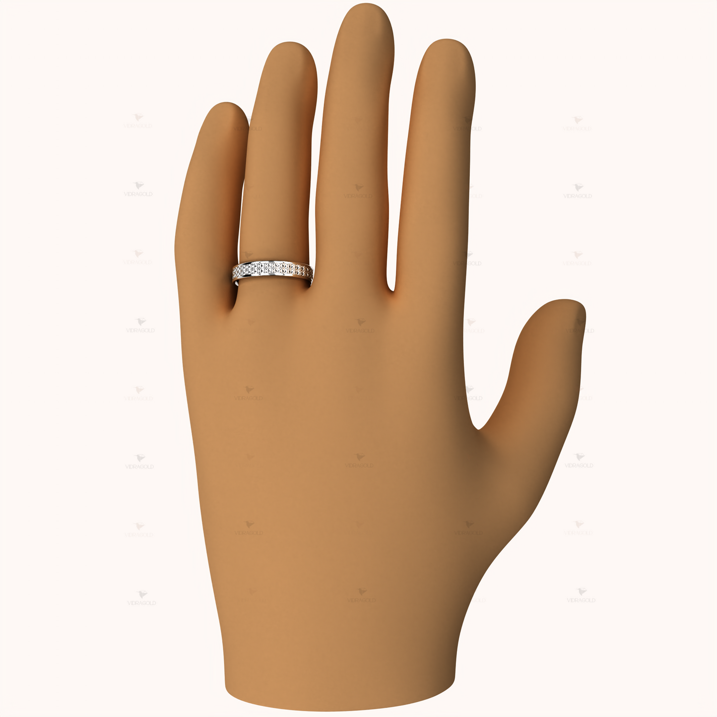 4mm Single Crochet Ring – Crochet Collection (14k Gold)