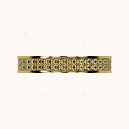 4mm Single Crochet Ring – Crochet Collection (14k Gold)