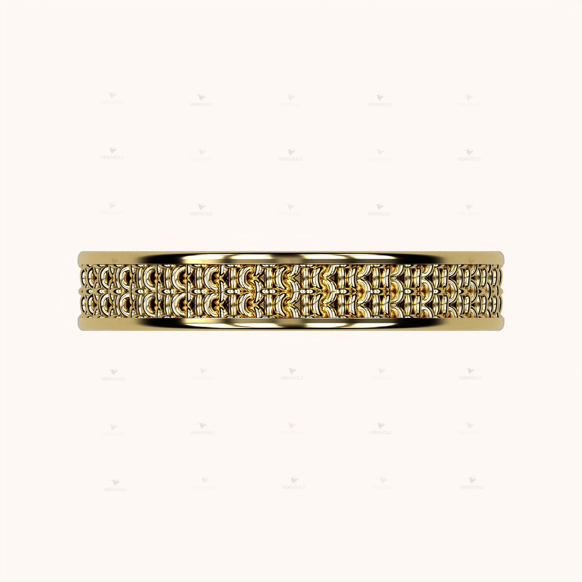 4mm Single Crochet Ring – Crochet Collection (14k Gold)