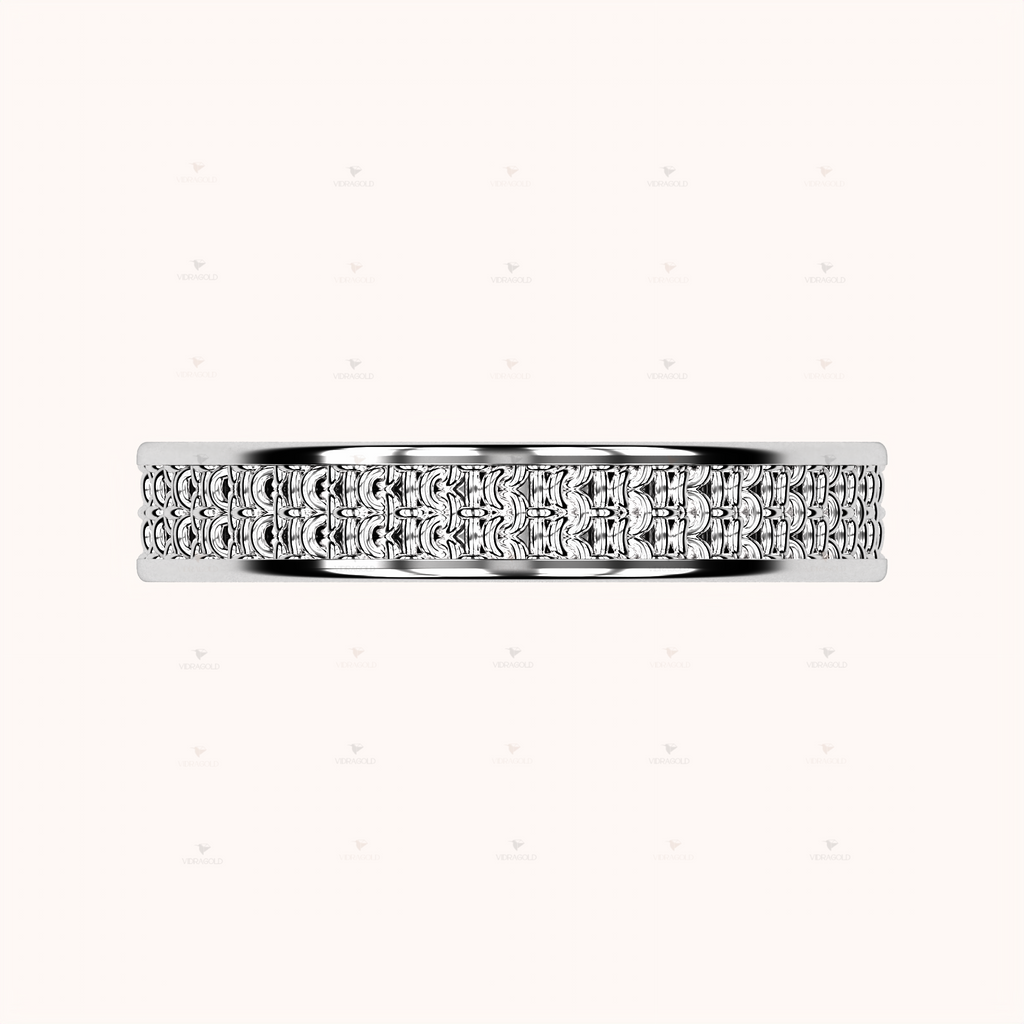 4mm Single Crochet Ring – Crochet Collection (14k Gold)