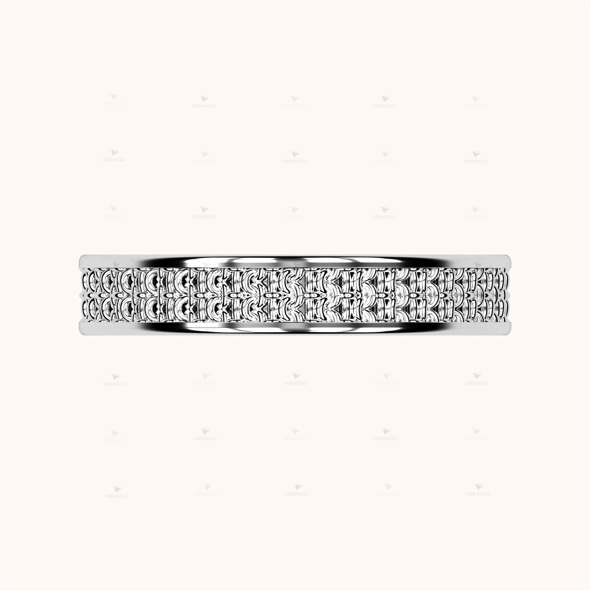 4mm Single Crochet Ring – Crochet Collection (14k Gold)