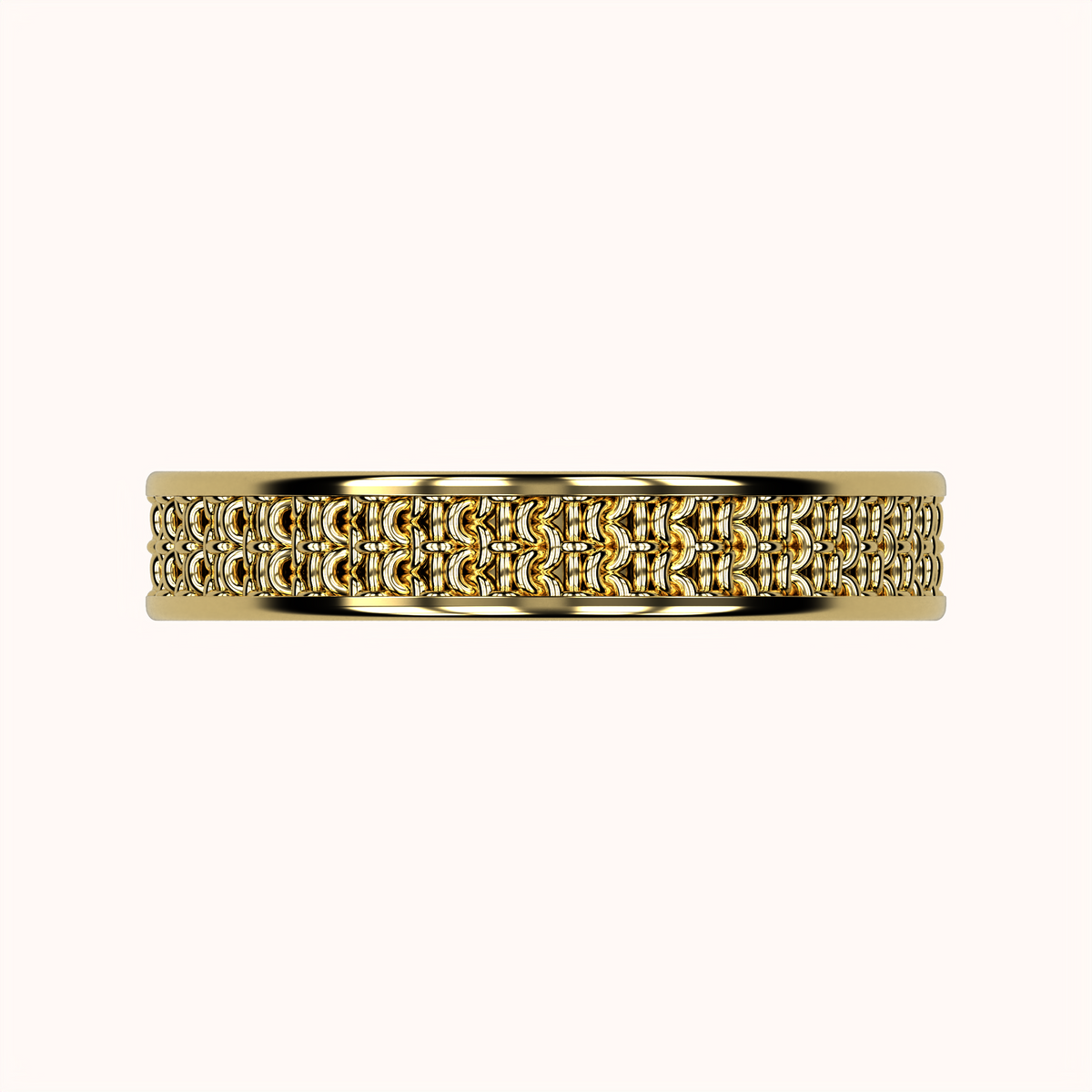 4mm Single Crochet Ring – Crochet Collection (14k Gold)