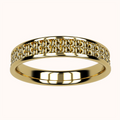 4mm Single Crochet Ring – Crochet Collection (14k Gold)