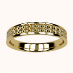4mm Single Crochet Ring – Crochet Collection (14k Gold)