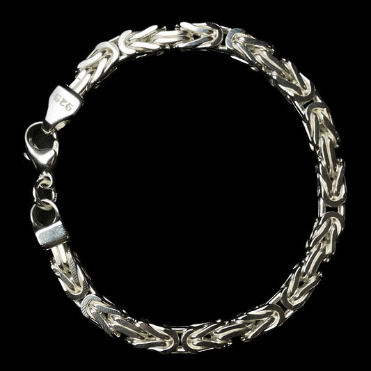 5,7mm Königskettenarmband 925er Silber